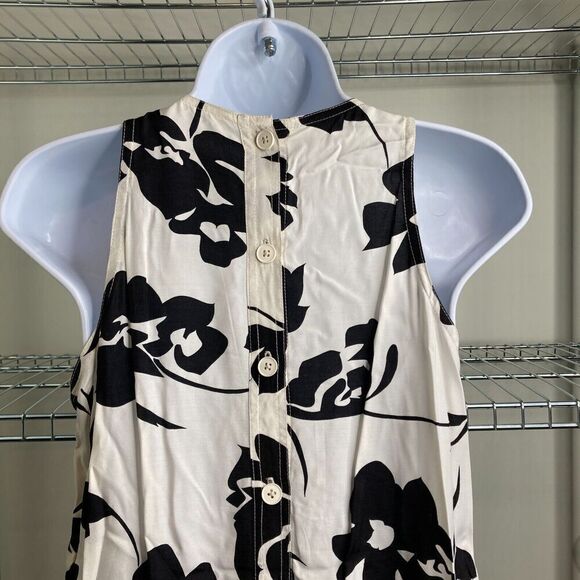 Efren Ocampo Women's Dark Floral Sleeveless‎ Maxi Dress Size L Cottagecore Flowy - Picture 4 of 10